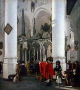 Emanuel de Witte View of the Tomb of William the Silent in the New Church in Delft Sweden oil painting artist